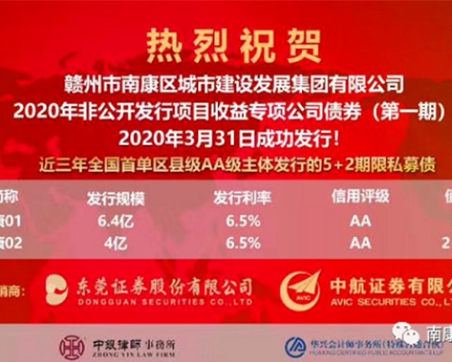 重磅！集團(tuán)融資捷報頻傳